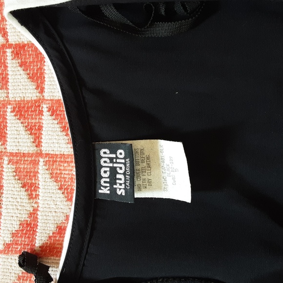 Vintage Knapp Studio Black Dress with Lace Collar💖💖💖NWT - Picture 6 of 8